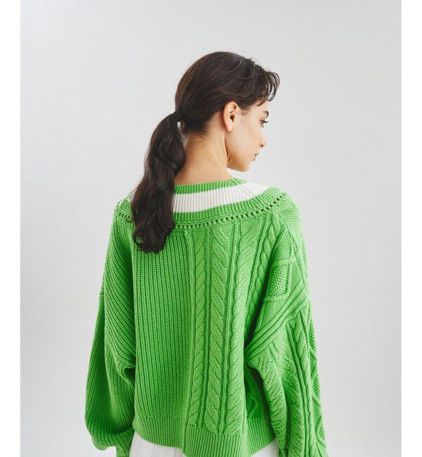  「アシメトリーニットトップ」|ニット・セーター|