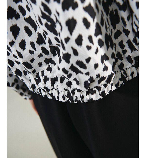 Grace Class「レオパードジャガードブルゾン」|ブルゾン・スタジャン|