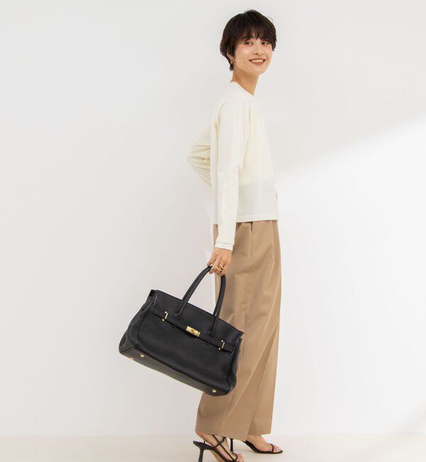 NOLLEY'S sophi「《手洗い可能》ウール100%クルーネックカーディガン」|カーディガン|