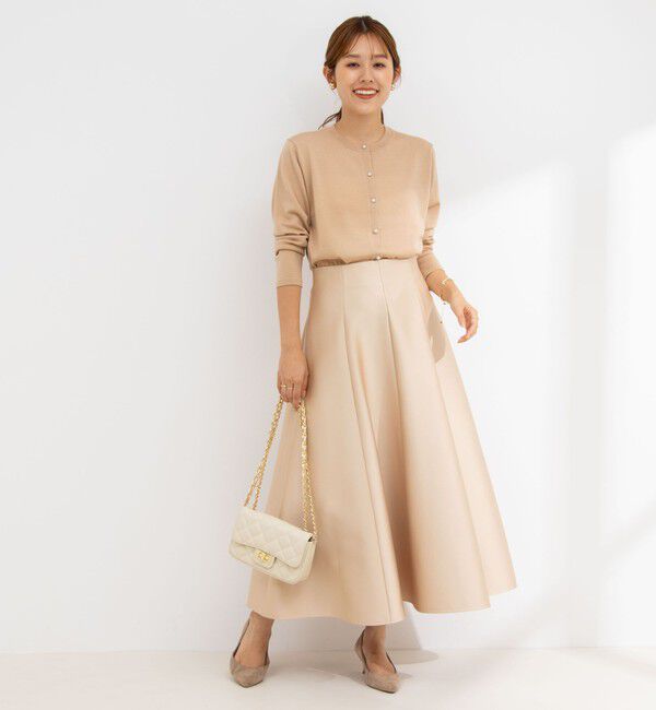 NOLLEY'S sophi「《手洗い可能》ウール100%クルーネックカーディガン」|カーディガン|