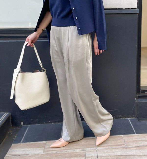 NOLLEY'S「ウォッシャブルサテンイージーパンツ」|その他|