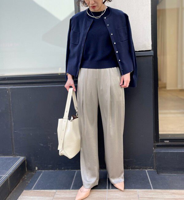 NOLLEY'S「ウォッシャブルサテンイージーパンツ」|その他|