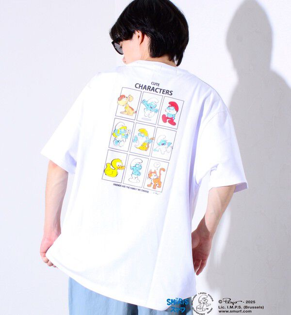 FREDY MAC「「CUTE CHARACTERS」スマーフ集合 バックプリントTシャツ③」|Tシャツ・カットソー|