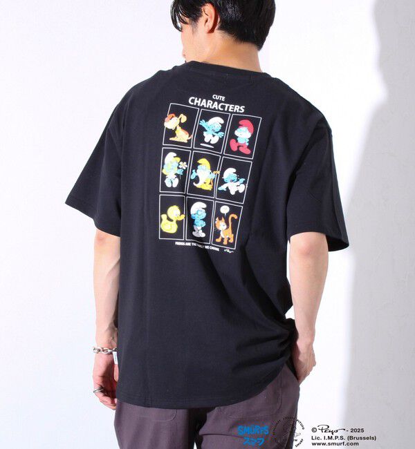 FREDY MAC「「CUTE CHARACTERS」スマーフ集合 バックプリントTシャツ③」|Tシャツ・カットソー|