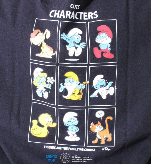 FREDY MAC「「CUTE CHARACTERS」スマーフ集合 バックプリントTシャツ③」|Tシャツ・カットソー|