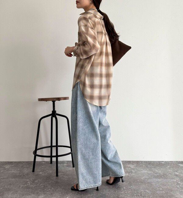 fredy emue「オンブレーチェック柄シャツ」|シャツ・ブラウス|