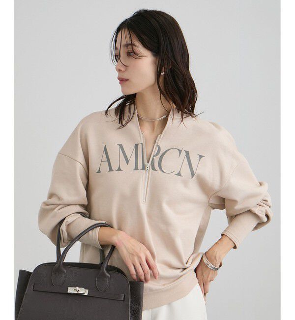 Americana（アメリカーナ） for SALON】ロゴジップスウェット（SALON