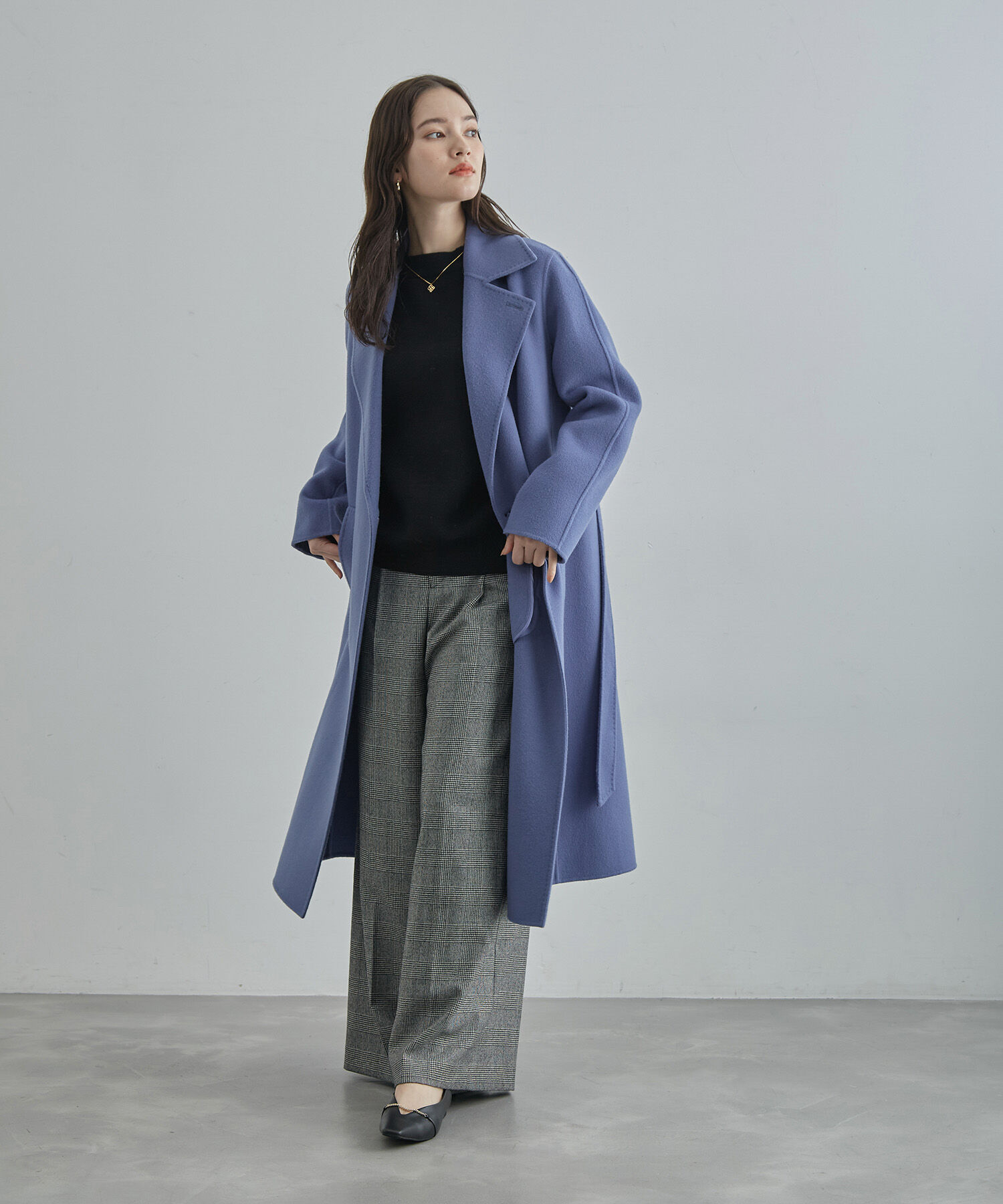 ROPE「【高評価】【SUPER100's/140's】シャルムリバー2WAYロングコート」|チェスターコート|