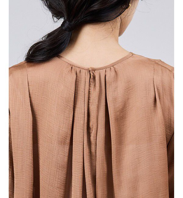 ROPE「楊柳スキッパーブラウス/イージーケア」|シャツ・ブラウス|