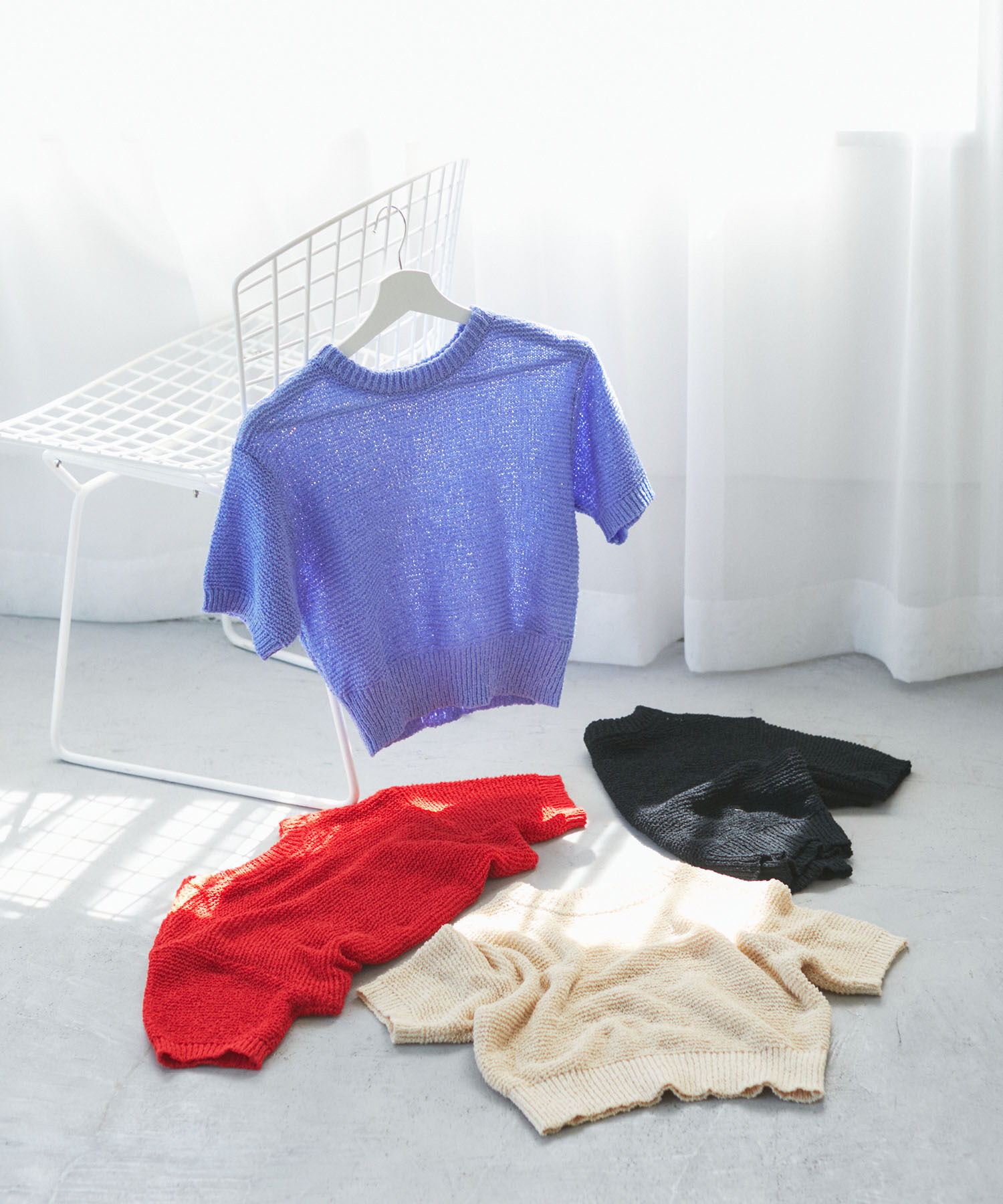 VIS「コンパクトシアーニットプルオーバー」|ニット・セーター|