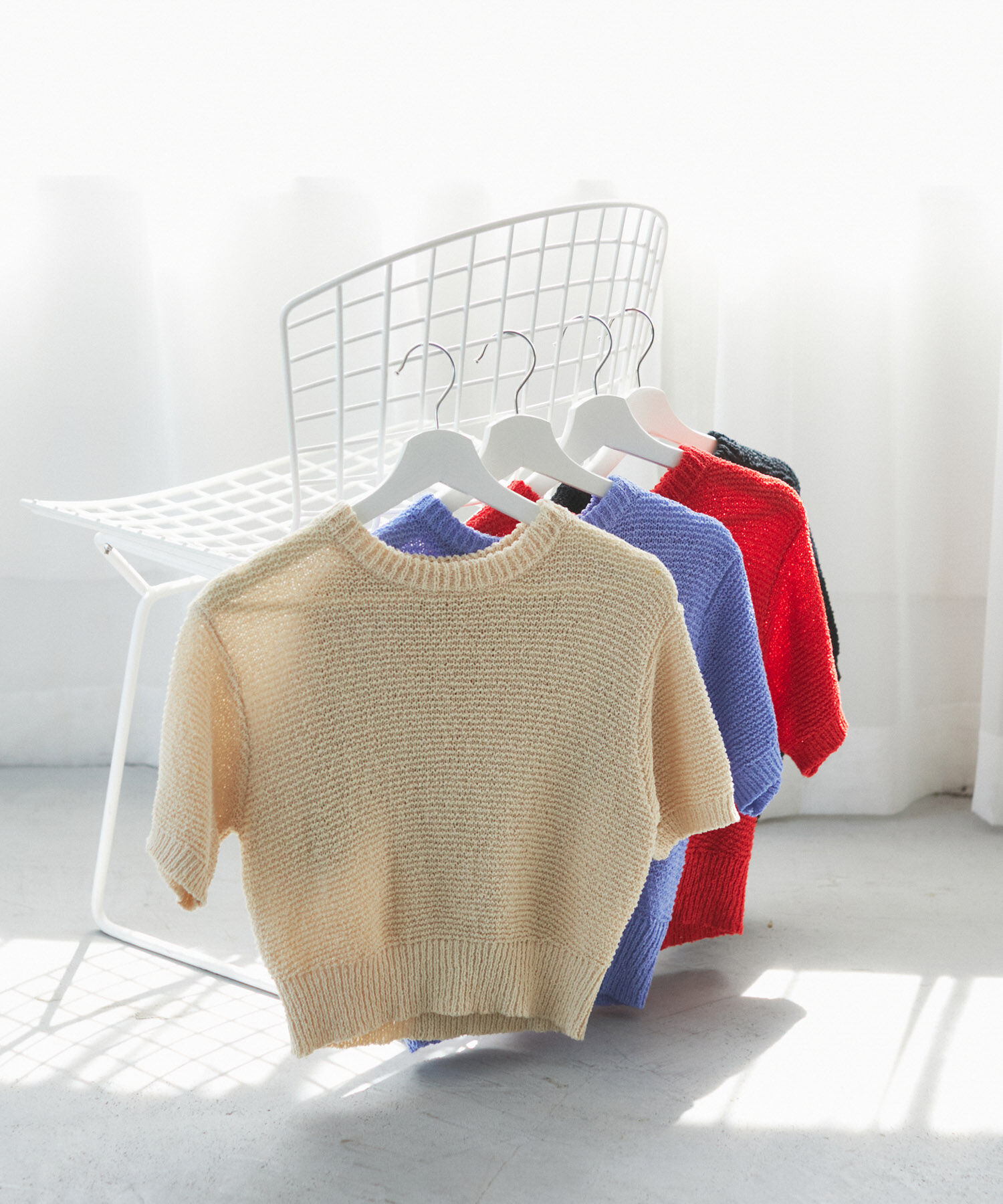 VIS「コンパクトシアーニットプルオーバー」|ニット・セーター|