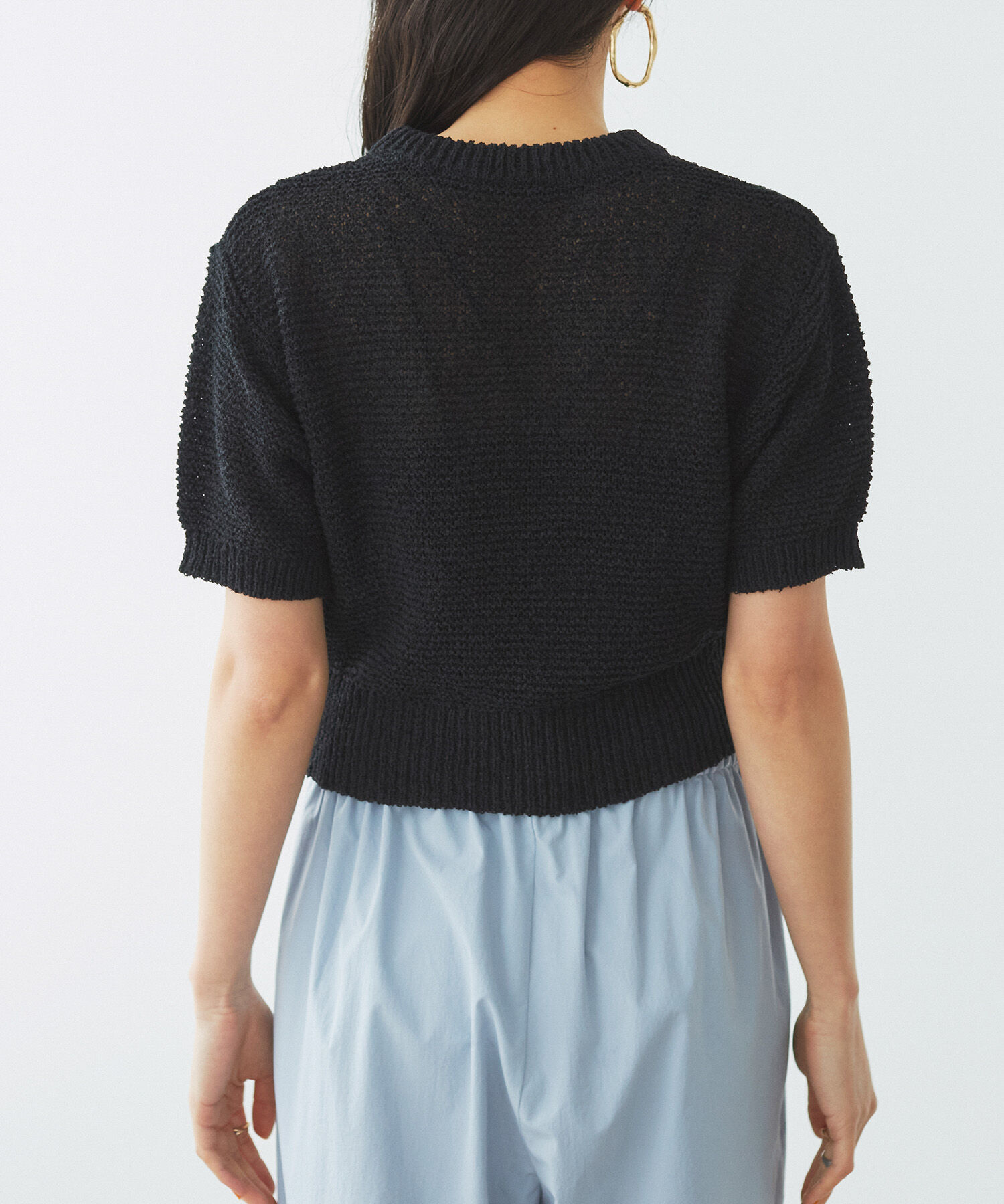 VIS「コンパクトシアーニットプルオーバー」|ニット・セーター|