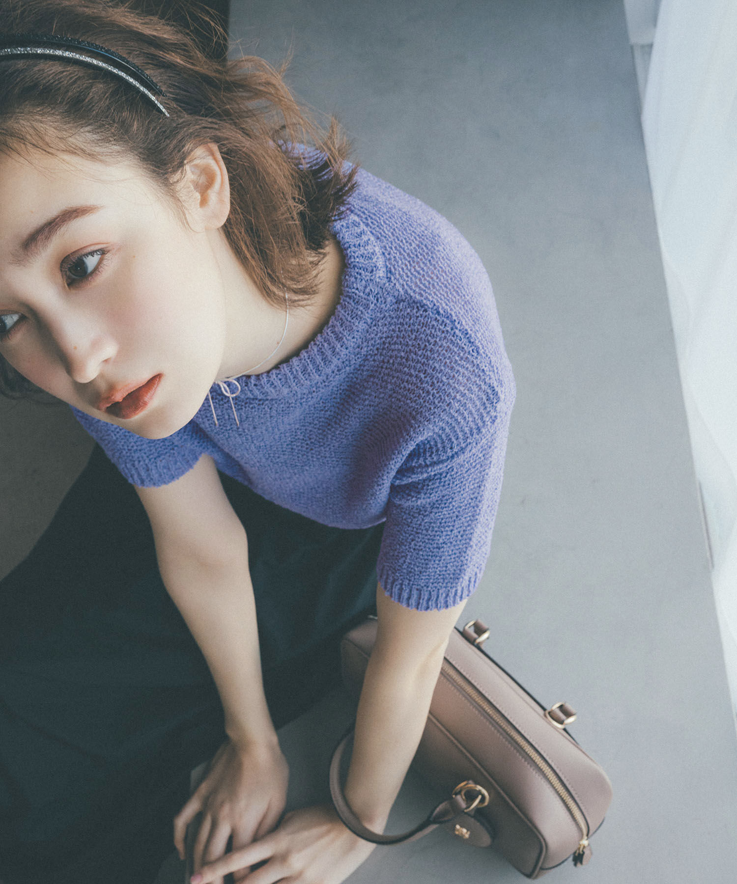 VIS「コンパクトシアーニットプルオーバー」|ニット・セーター|