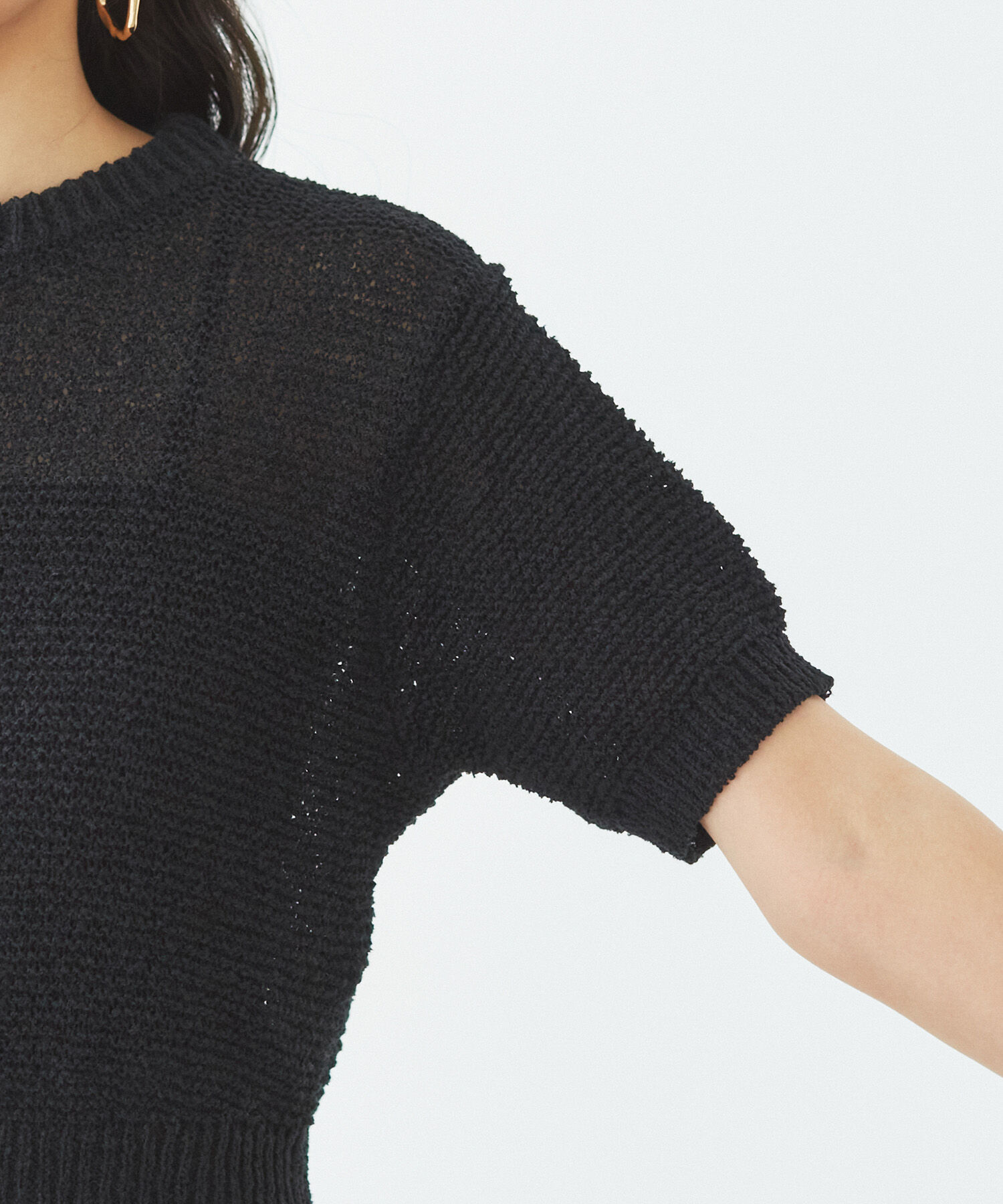 VIS「コンパクトシアーニットプルオーバー」|ニット・セーター|