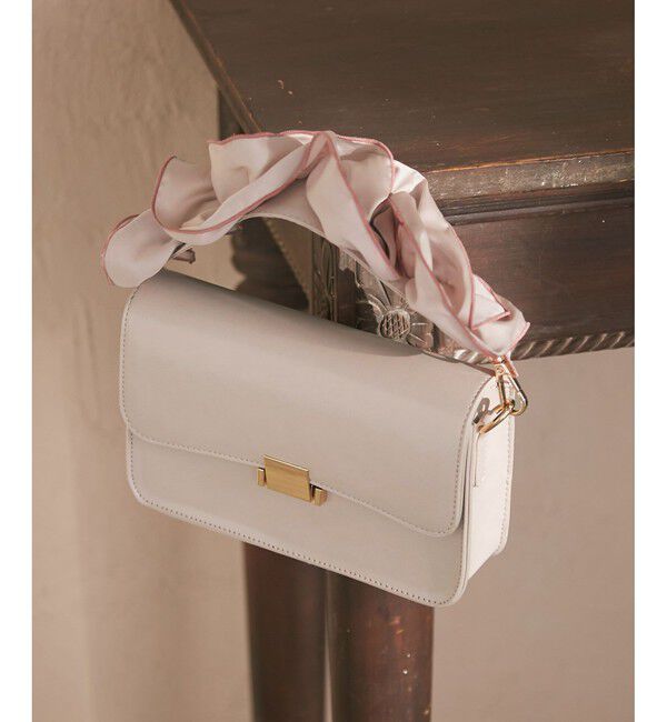 VIS「【DILIGENCE PARLOUR】VIS別注モデルフリルハンドル付き2WAYバッグ」|ハンドバッグ|ベージュ系(28)