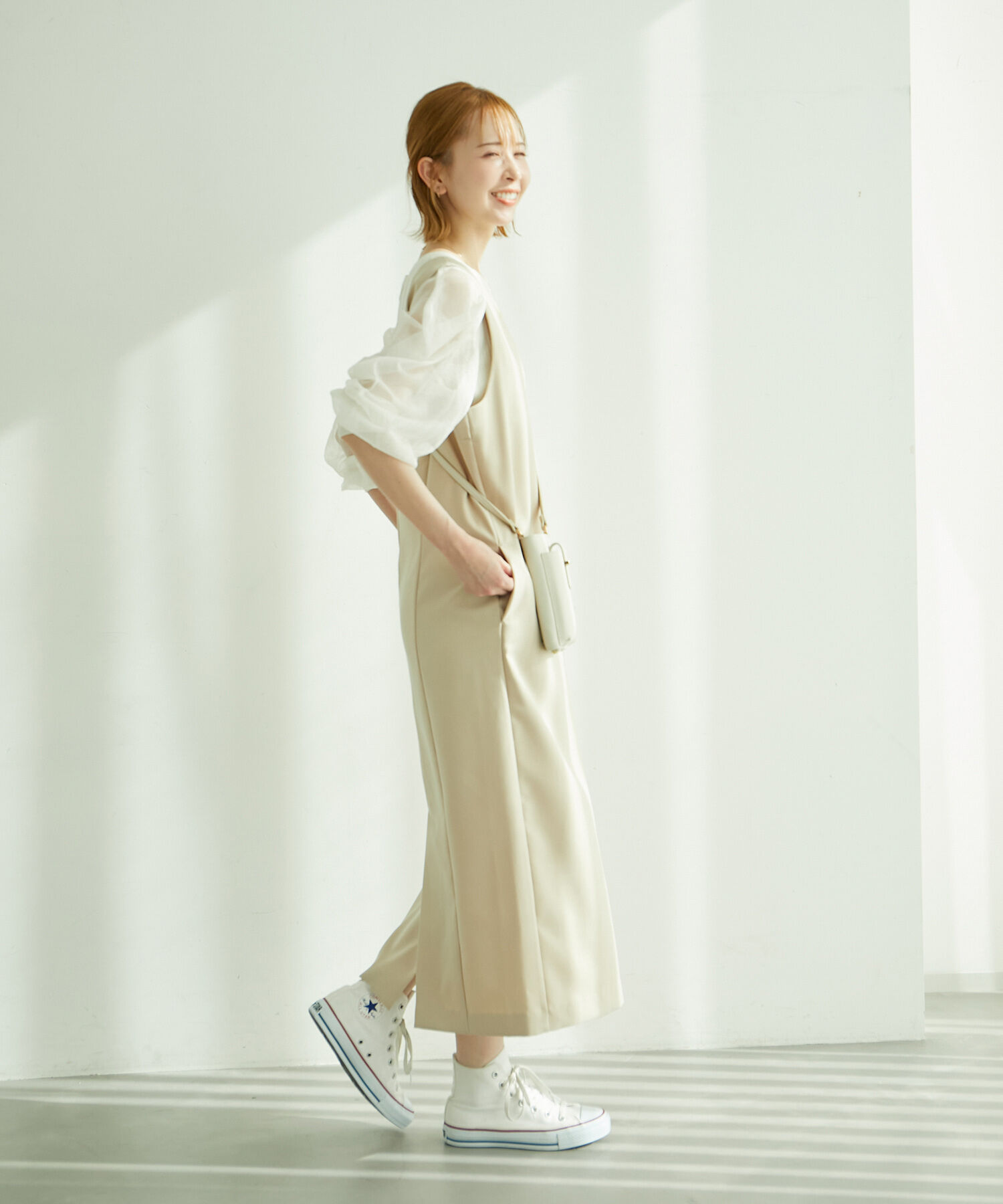 Rope&rsquo;Picnic「袖シアーニットプルオーバー」|ニット・セーター|