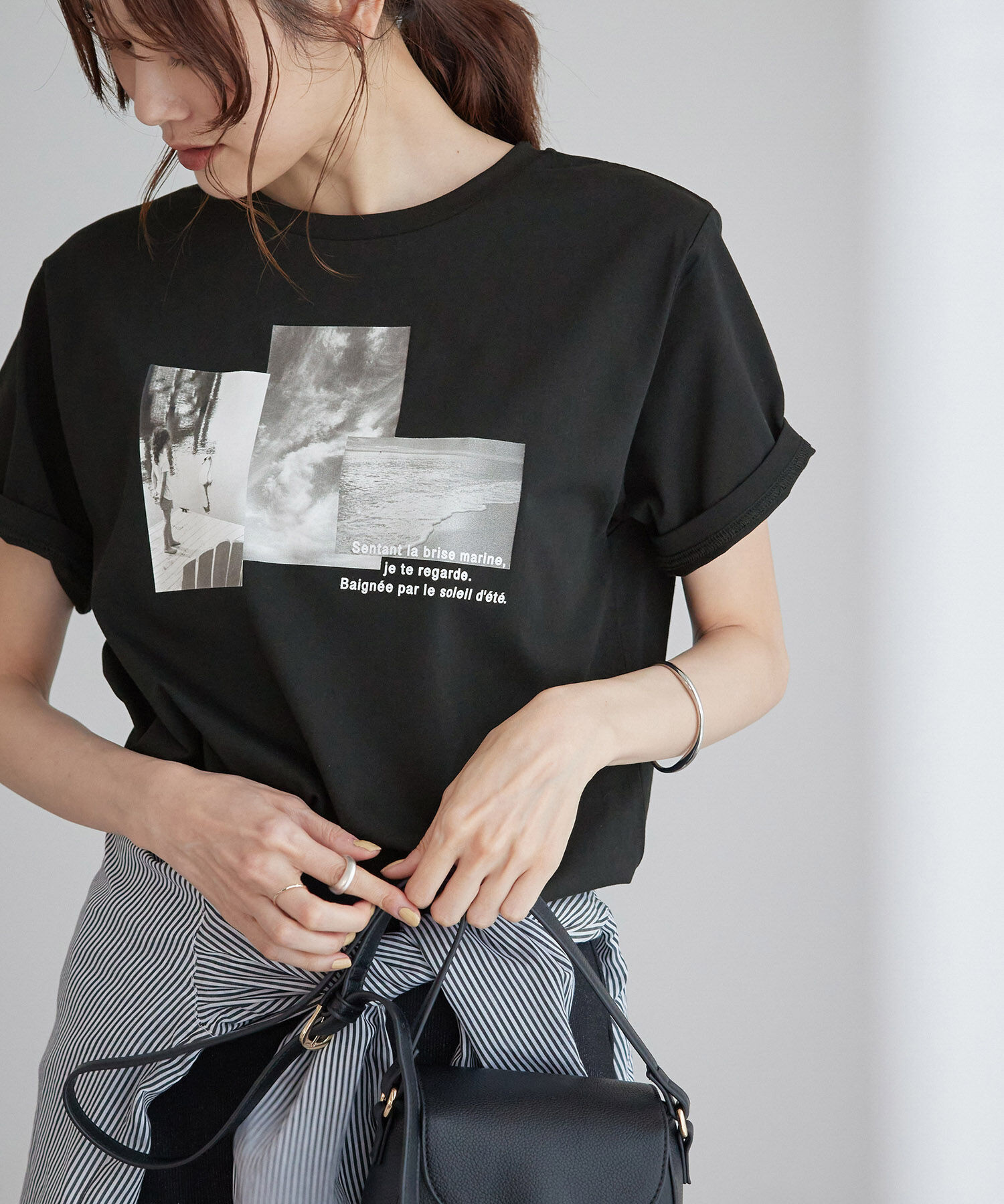 Rope&rsquo;Picnic「RENUフォトTシャツ/冷感」|Tシャツ・カットソー|