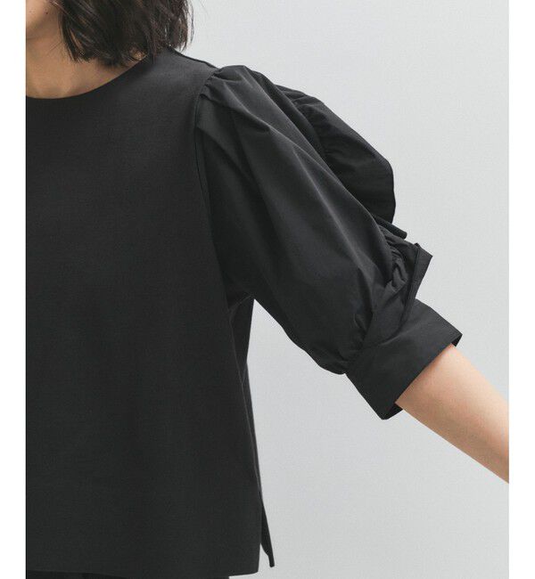 ADAM ET ROPE'「【サステナブル】バルーンスリーブTシャツ」|Tシャツ・カットソー|