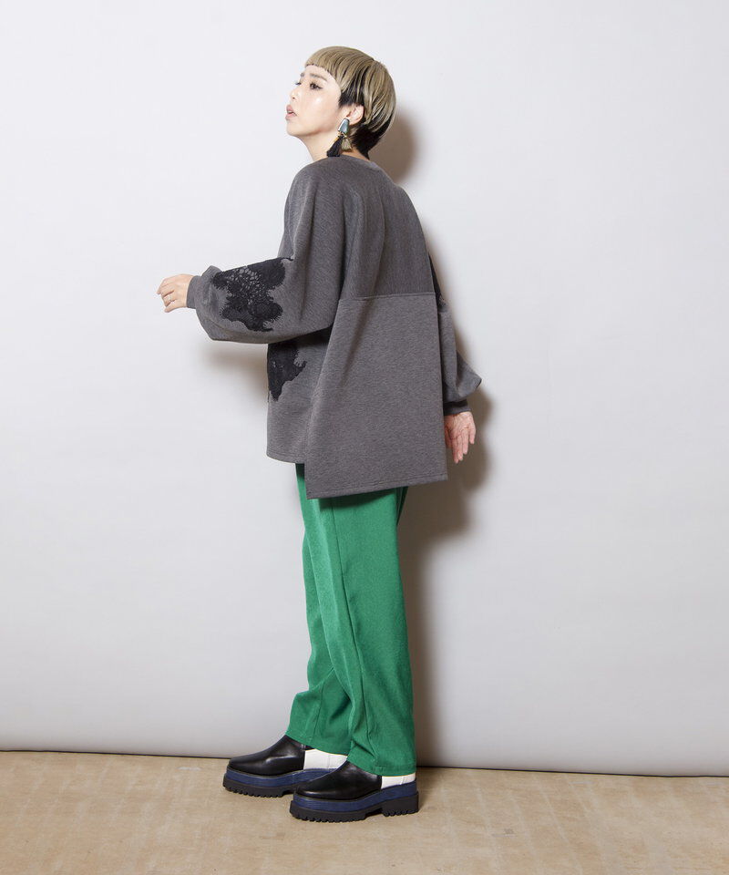  「レースモチーフプルオーバー」|Tシャツ・カットソー|