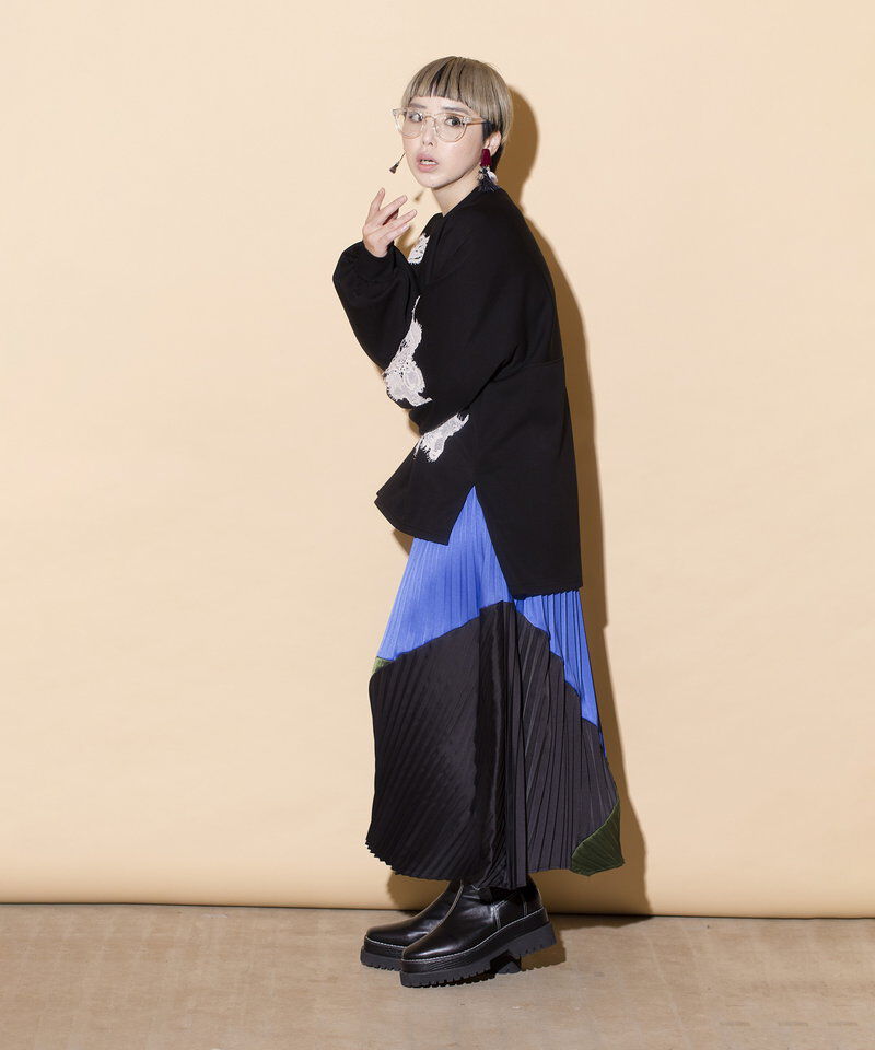  「レースモチーフプルオーバー」|Tシャツ・カットソー|