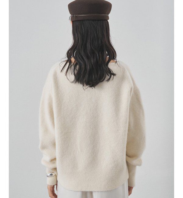  「フォックスウール Vネックプルオーバー」|ニット・セーター|