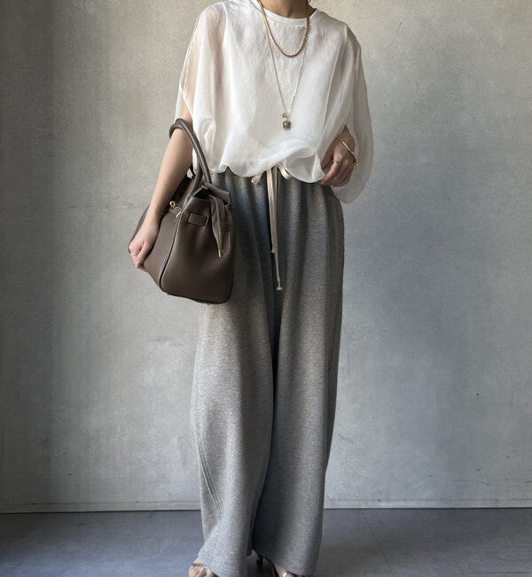  「【新色追加/WEB限定】オーガンジーレイヤードバルーントップス」|シャツ・ブラウス|