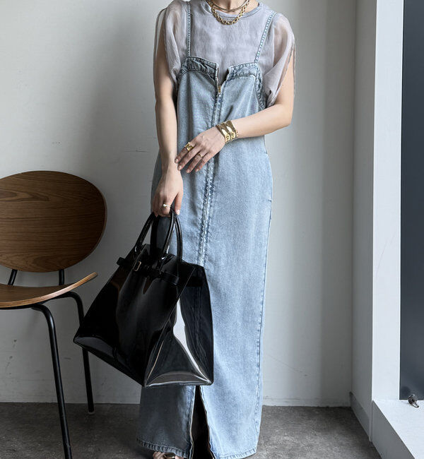  「【新色追加/WEB限定】オーガンジーレイヤードバルーントップス」|シャツ・ブラウス|