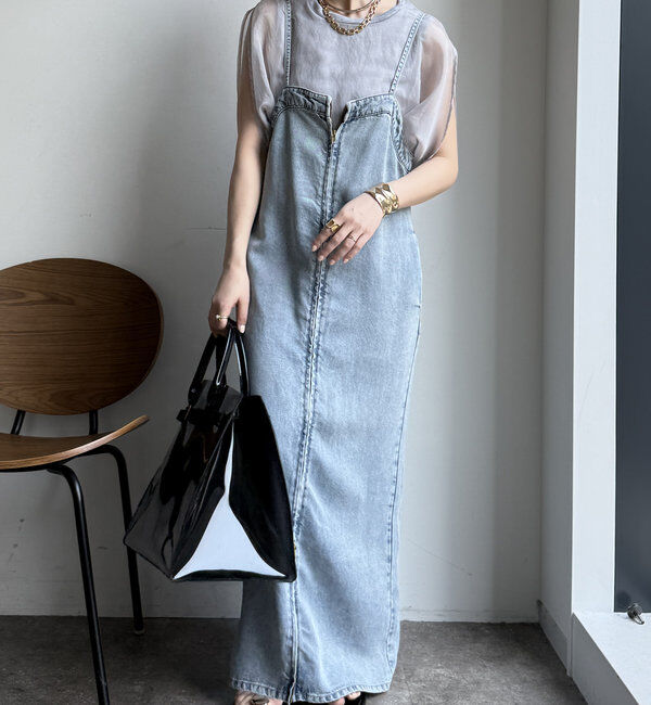  「【新色追加/WEB限定】オーガンジーレイヤードバルーントップス」|シャツ・ブラウス|