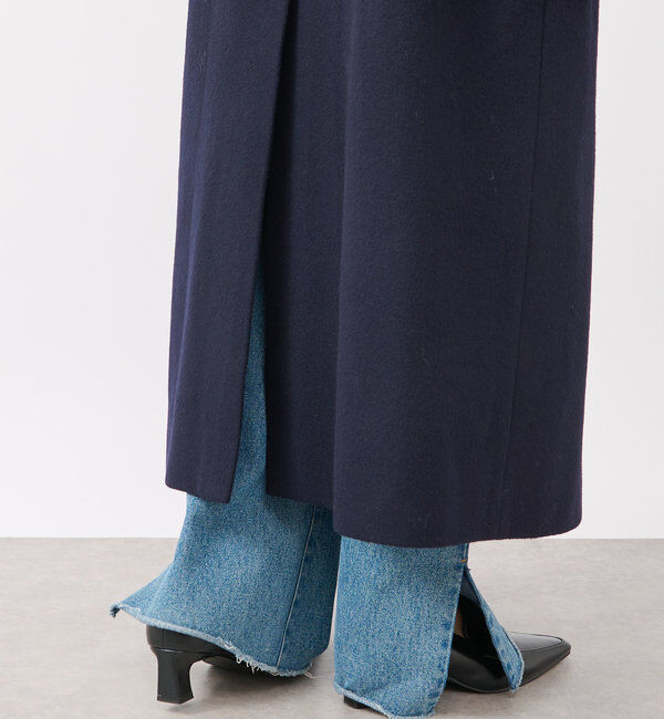  「【着映え◎】ウールスタンドネックコート」|その他|