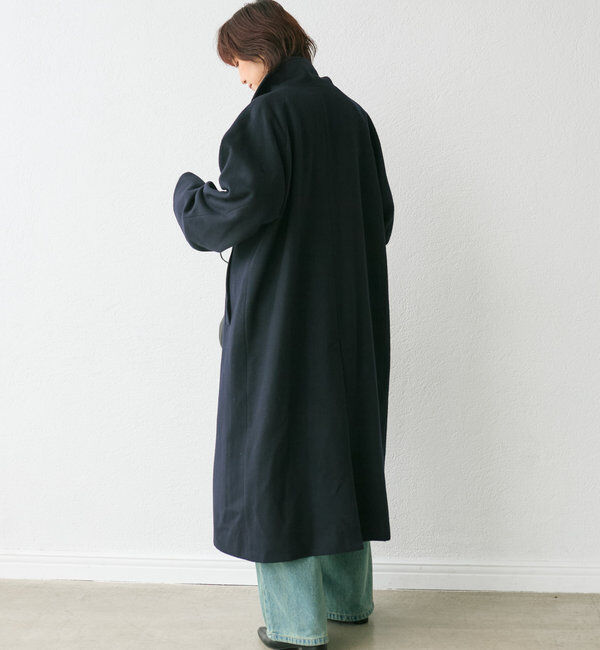  「【着映え◎】ウールスタンドネックコート」|その他|