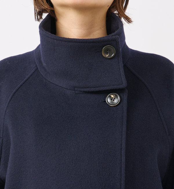  「【着映え◎】ウールスタンドネックコート」|その他|