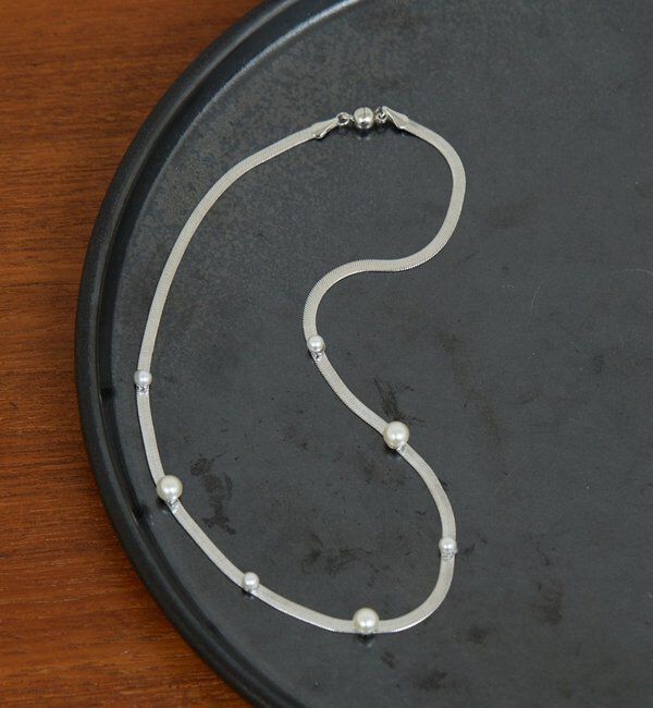  「パールスネークチェーンネックレス」|リング|