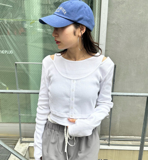  「[mline]レイヤードT」|Tシャツ・カットソー|