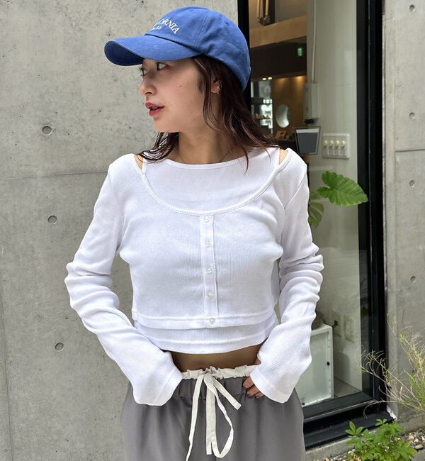  「[mline]レイヤードT」|Tシャツ・カットソー|