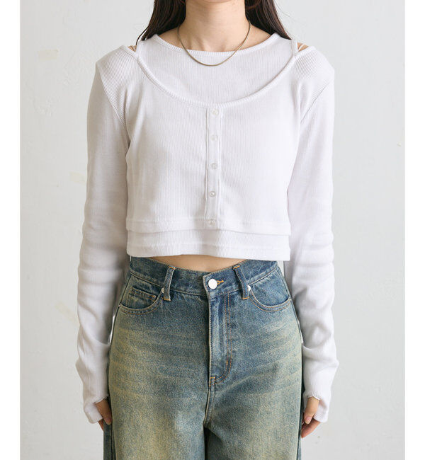  「[mline]レイヤードT」|Tシャツ・カットソー|