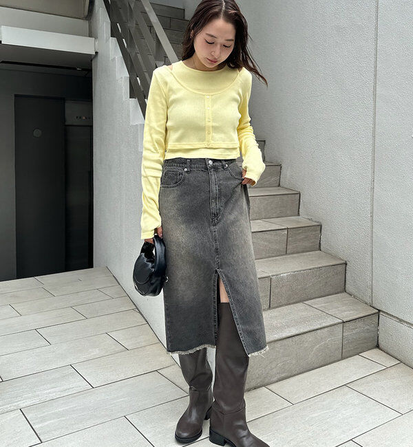  「[mline]レイヤードT」|Tシャツ・カットソー|