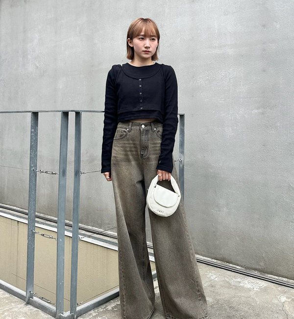  「[mline]レイヤードT」|Tシャツ・カットソー|