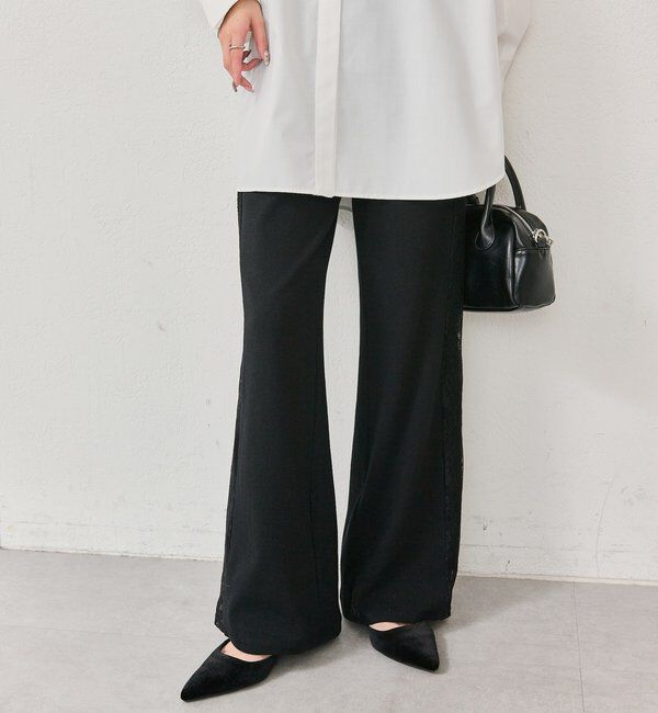  「レースラインリブパンツ」|チノ|