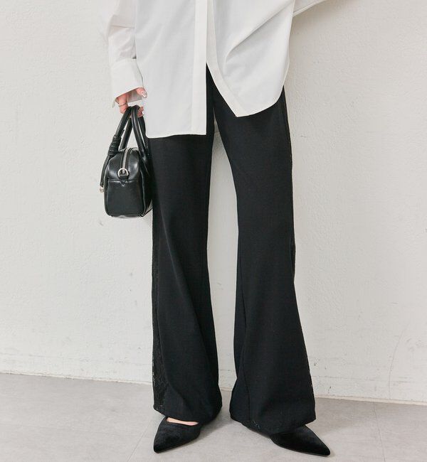  「レースラインリブパンツ」|チノ|