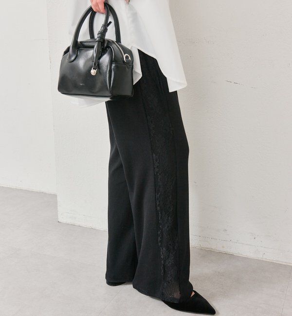  「レースラインリブパンツ」|チノ|