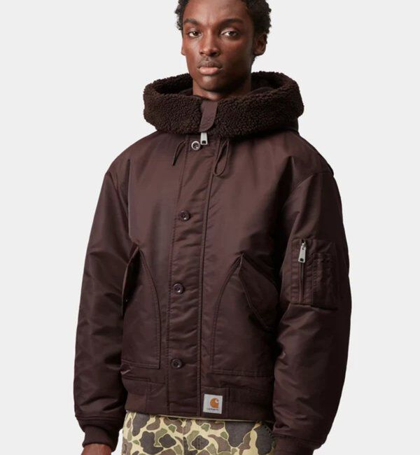 「【Carhartt WIP】 HOODED OLTERA BOMBER」|ブルゾン・スタジャン|