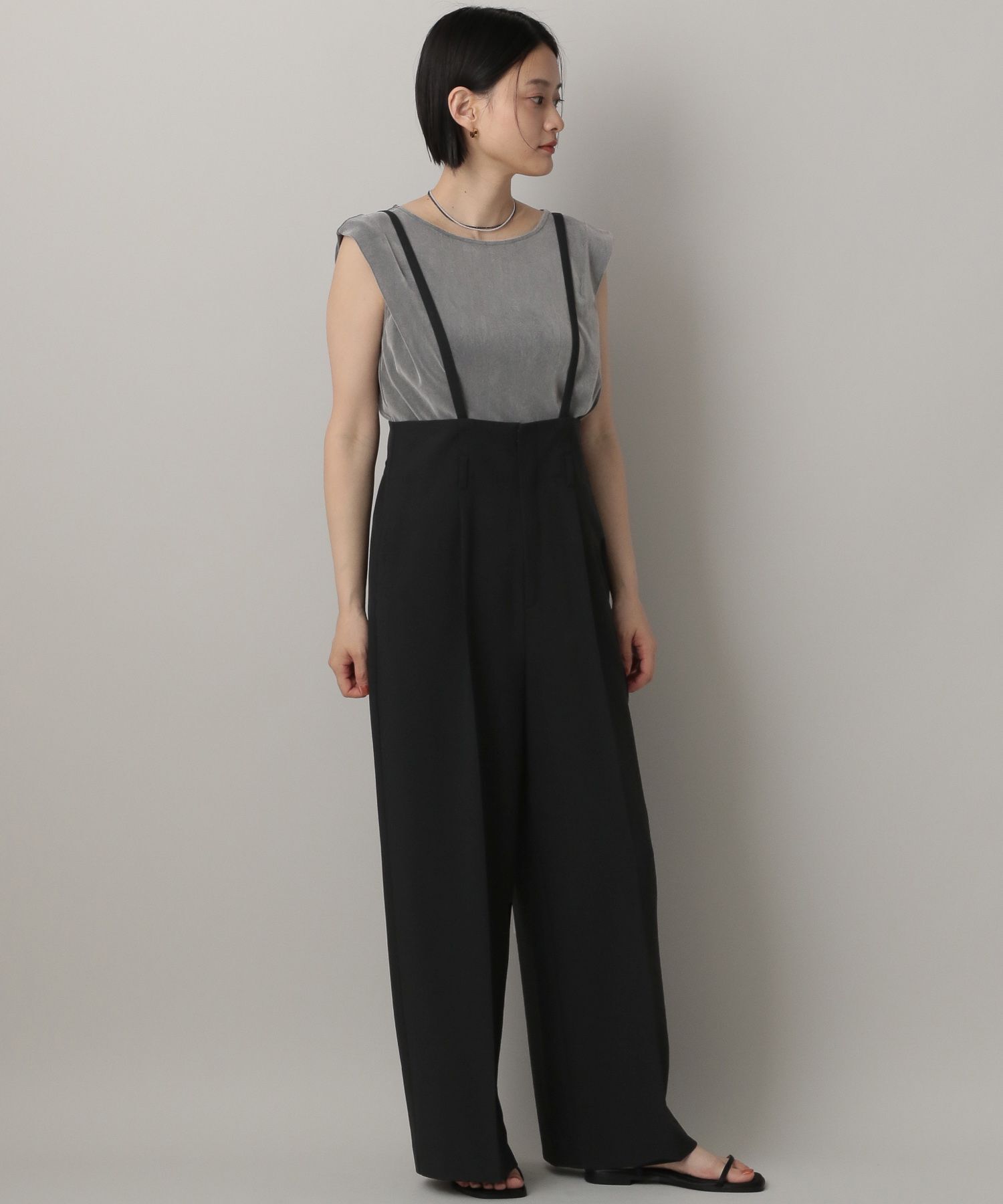 A part by 「サスツキストレートパンツ」|スラックス|