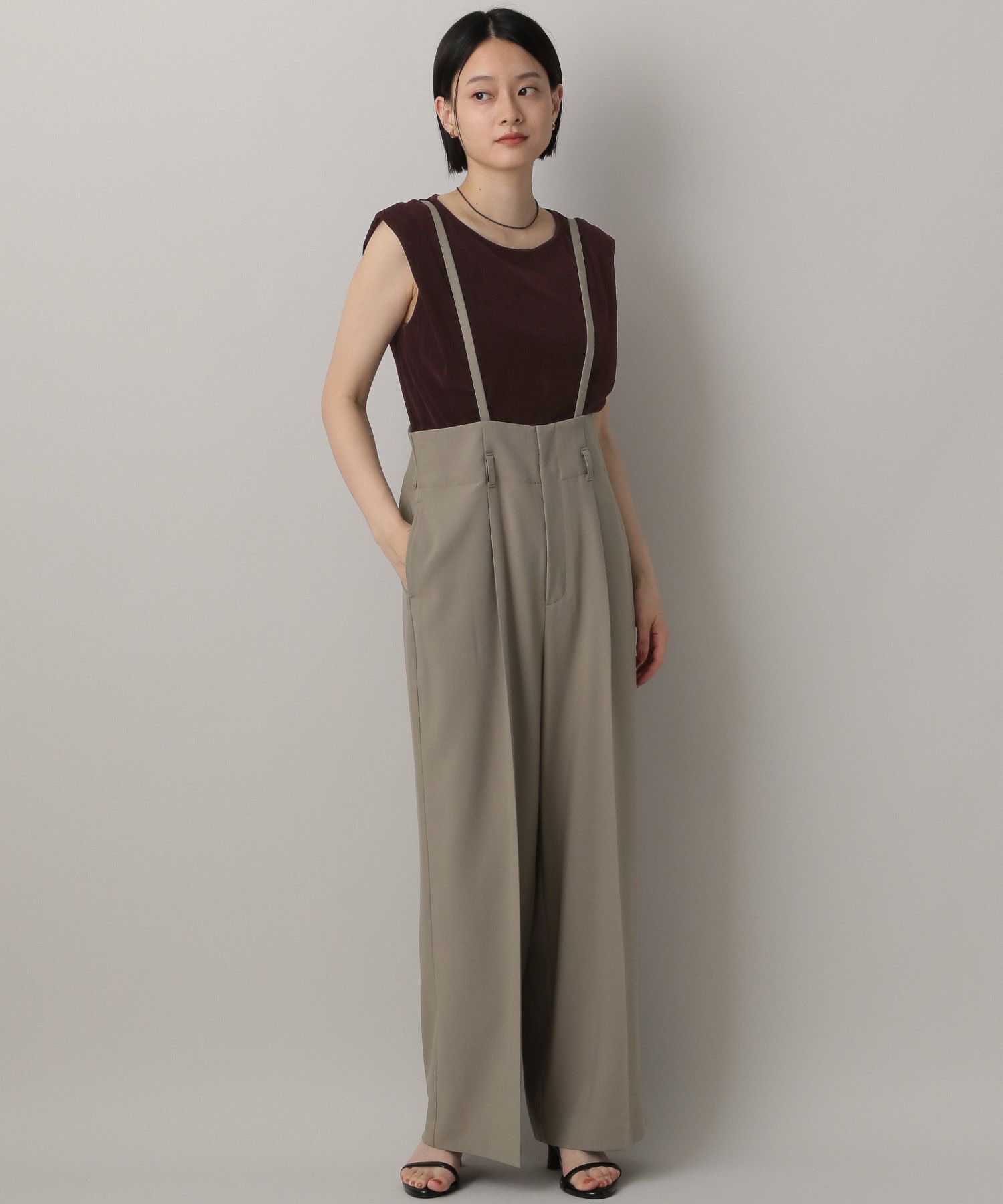 A part by 「サスツキストレートパンツ」|スラックス|