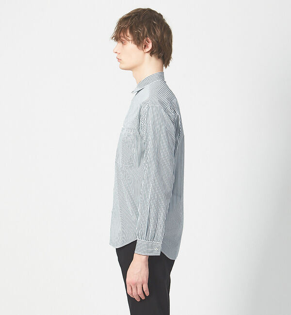 ABAHOUSE「ロンドンストライプ ZIPポケット シャツ」|シャツ・ブラウス|