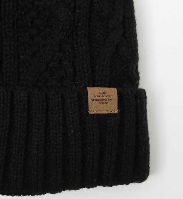ABAHOUSE「【RUBEN/ルーベン】CABLE BORE WATCHCAP/ケーブル裏ボアフ」|その他|