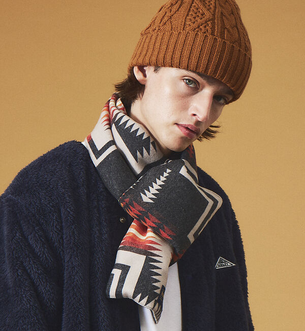 ABAHOUSE「【RUBEN/ルーベン】CABLE BORE WATCHCAP/ケーブル裏ボアフ」|その他|