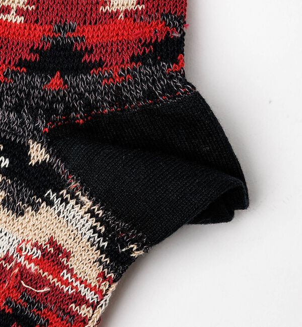 ABAHOUSE「【ANONYMOUSISM/アノニマスイズム】ウィグワムJQクルー/ジャガード/」|ソックス|