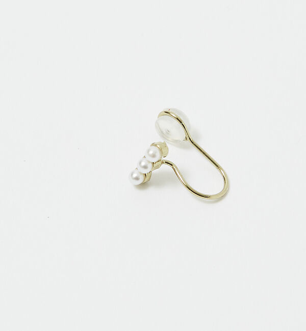 Rouge vif「【sauvage peau】パールピアス＆イヤカフ 3Pセット」|ピアス|