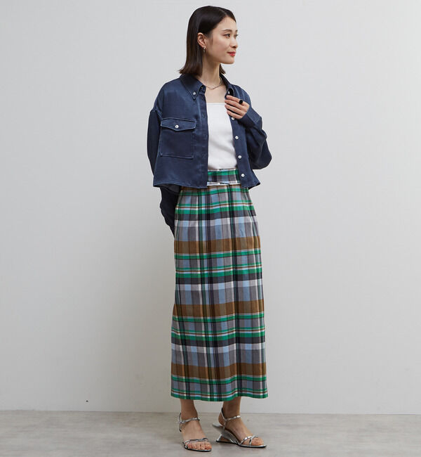 Soffitto「ヴィンテージライクボタンダウンショート丈ブラウス」|シャツ・ブラウス|