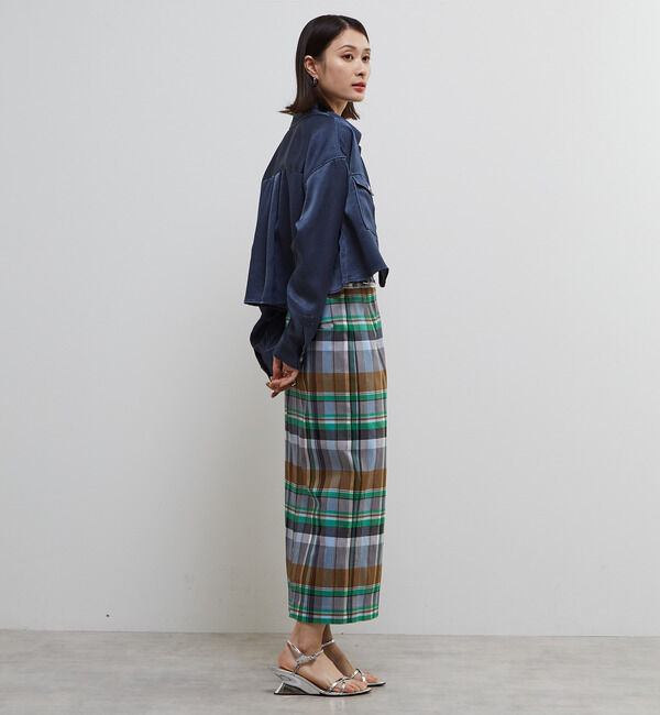 Soffitto「ヴィンテージライクボタンダウンショート丈ブラウス」|シャツ・ブラウス|